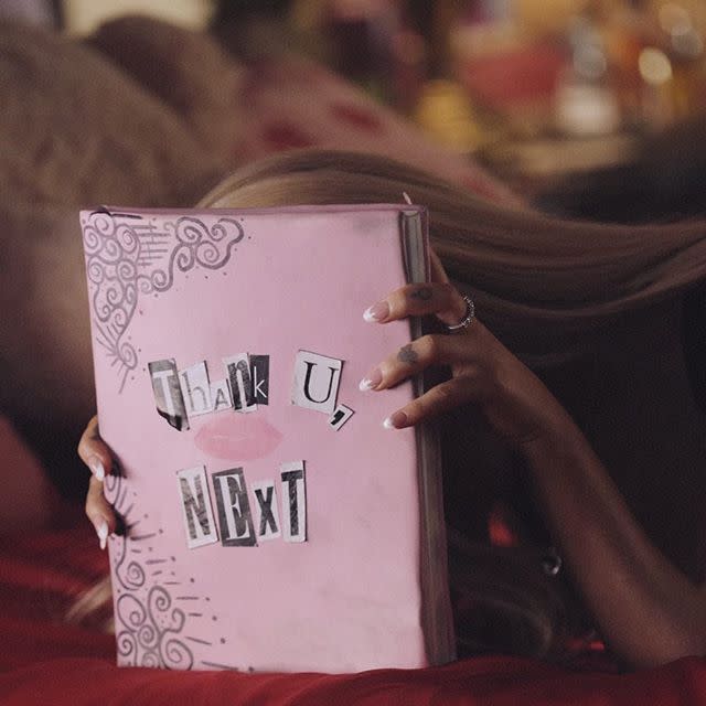 <p>Bye, Pete! What was formerly her ex-fiancé's name is now a black heart with an arrow through it. Ironically, she showcased the cover-up in her "Thank U, Next" music video. </p><p>She summed up the new tattoo in a <a href="https://twitter.com/ArianaGrande/status/1063285374737276929" rel="nofollow noopener" target="_blank" data-ylk="slk:tweet;elm:context_link;itc:0;sec:content-canvas" class="link ">tweet</a>: "I'm empty and my heart is black now so." Mood.</p><p><a href="https://www.instagram.com/p/Bqh9KJTAnf2/?utm_source=ig_embed" rel="nofollow noopener" target="_blank" data-ylk="slk:See the original post on Instagram;elm:context_link;itc:0;sec:content-canvas" class="link ">See the original post on Instagram</a></p>