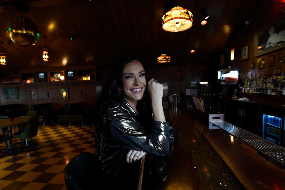 Singer-songwriter Kylie Morgan at Nashville's Dive Motel in October.