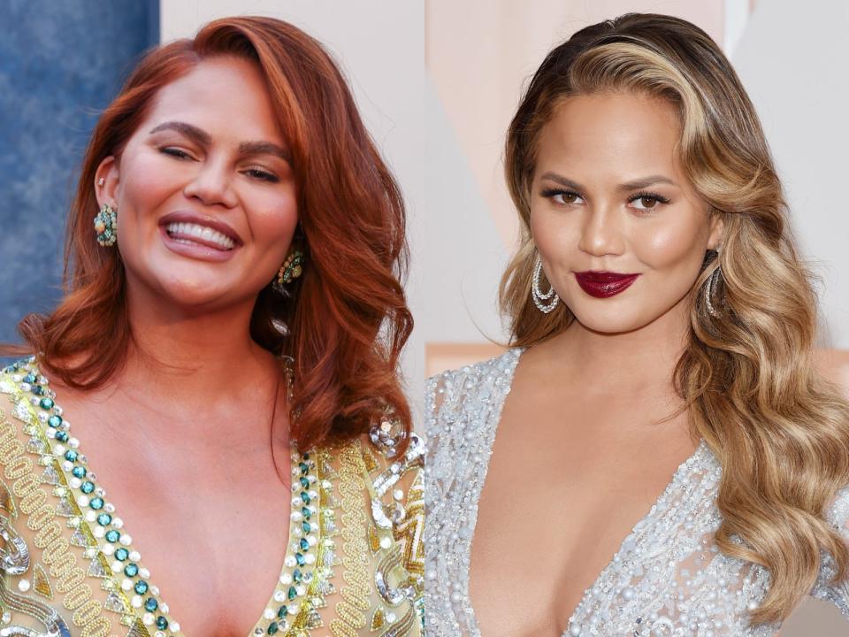 chrissy teigen redhead