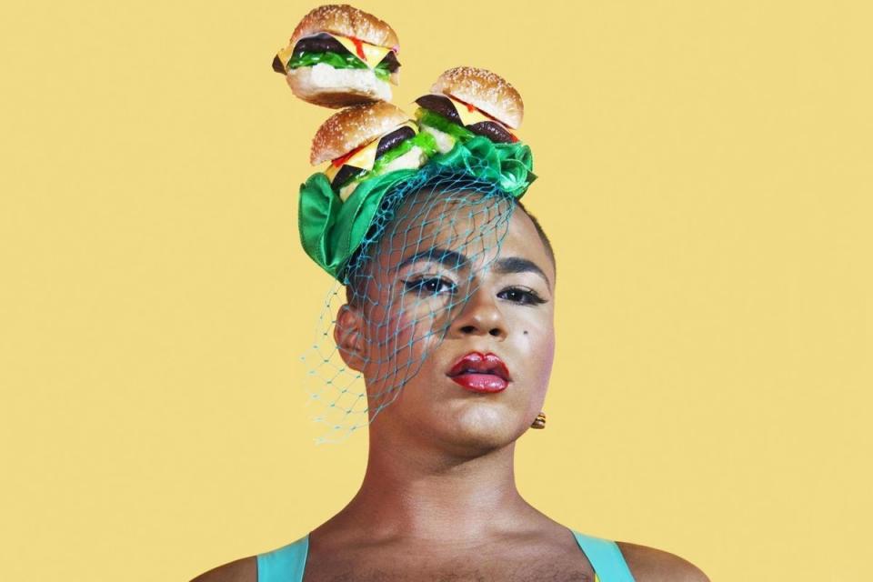 Travis Alabanza in a publicity shot for BURGERZ ahead of its run at the Hackney Showroom in 2018
