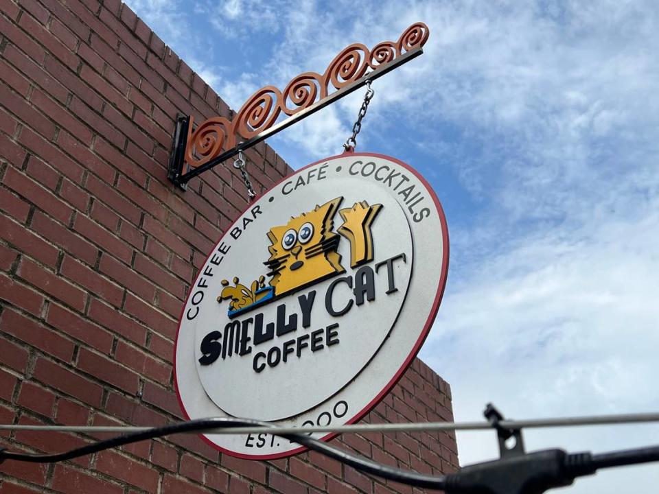 The name of Smelly Cat Coffee House & Roastery, located in NoDa, was inspired by “Friends.”