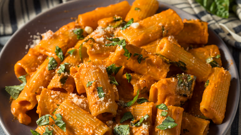 penne pasta with vodka sauce