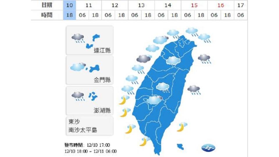 圖／中央氣象局