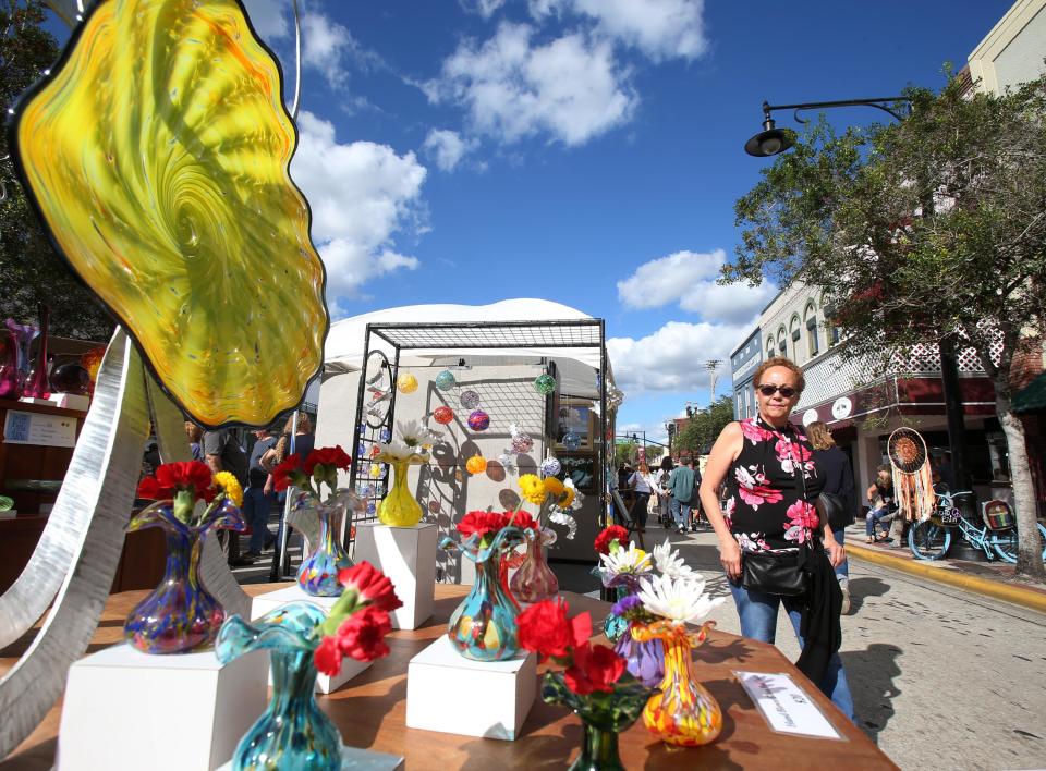 The DeLand Fall Festival of the Arts showcases the work of some 170 artists this weekend in downtown DeLand.