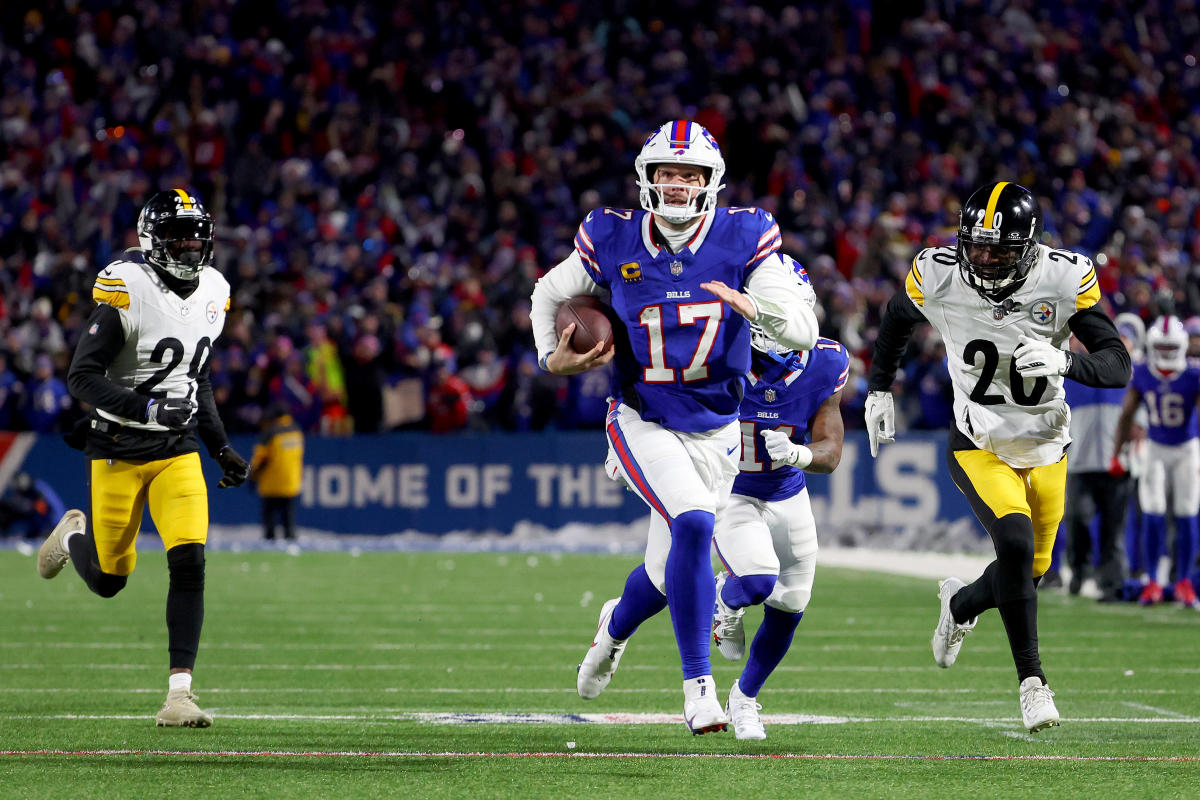 Josh Allen, Bills stay hot in playoff win over Steelers