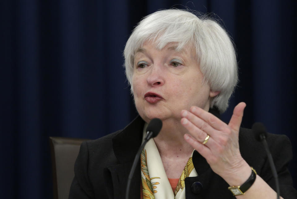 Fed President Janet Yellen Credit: AFP