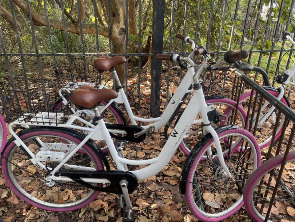 Bike rental at The W Fort Lauderdale. 