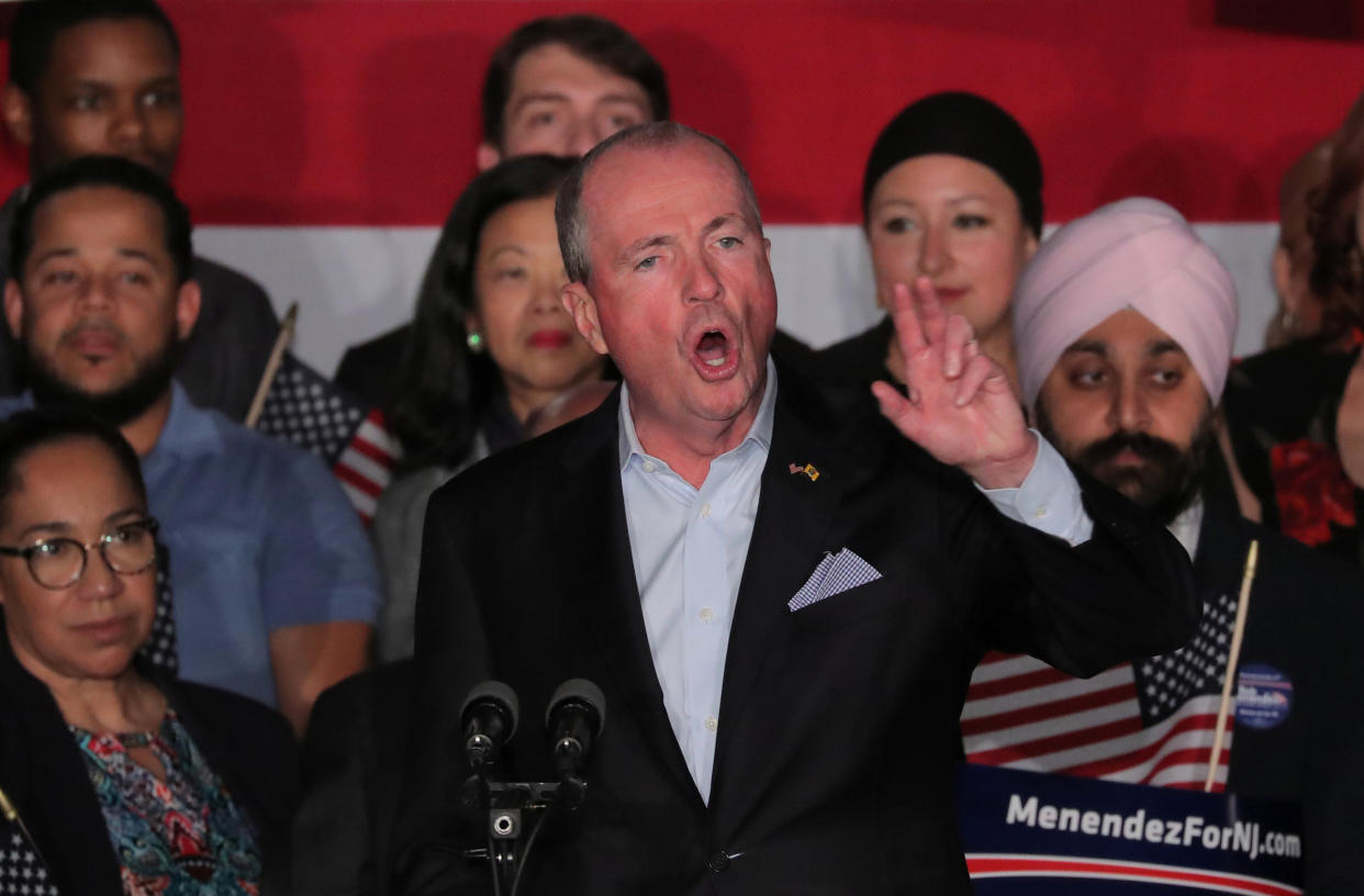 New Jersey Gov. Phil Murphy (D) endorsed Amy Kennedy in the Democratic primary in New Jersey's 2nd Congressional District. The outcome could affect his power in the state. (Photo: Brendan McDermid / Reuters)