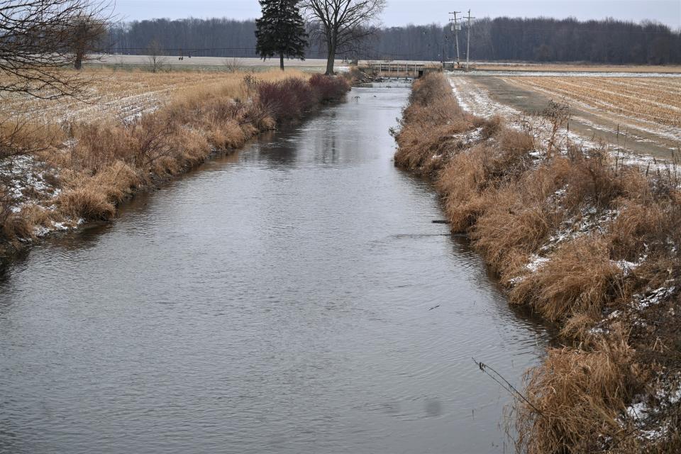 Prairie River is a channelized drain in much of Branch County.