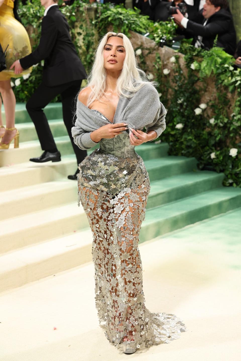 Kim Kardashian in Maison Margiela Artisanal (Getty Images)
