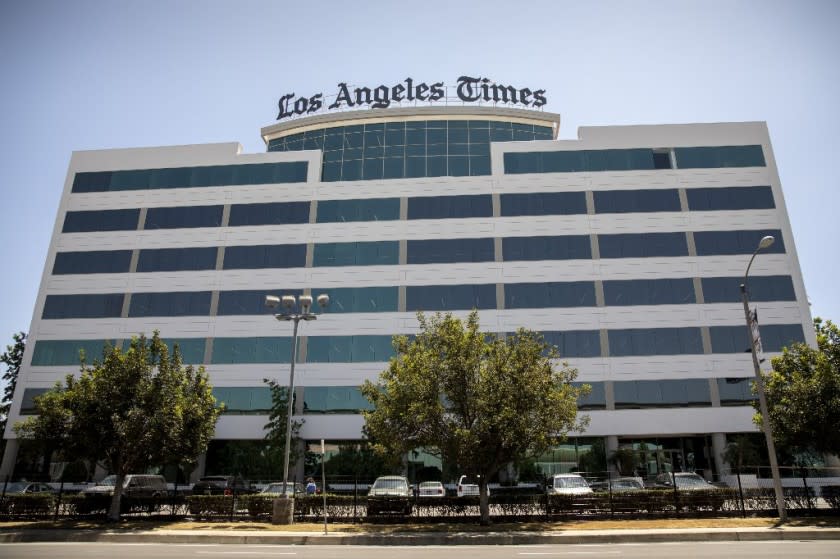 The Los Angeles Times building in El Segundo. <span class="copyright">(Los Angeles Times)</span>