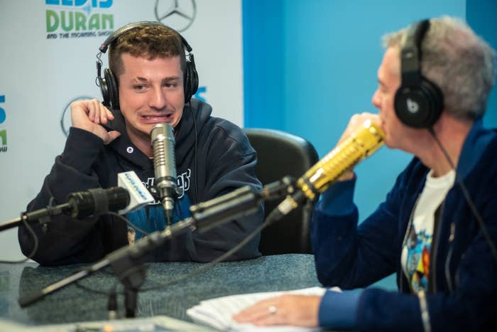 Charlie Puth doing a radio interview