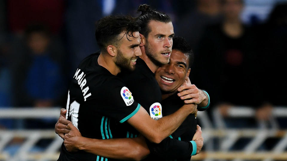 Gareth Bale scored in Real Madrid 3-1 win over Real Sociedad on Sunday and Zinedine Zidane was delighted for the under-fire winger. (Goal.com)