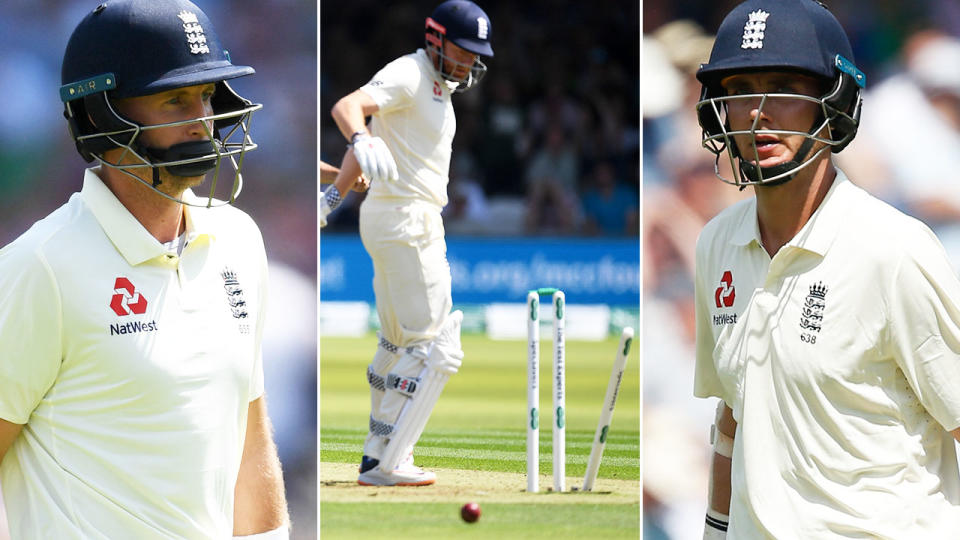 England's batsmen were humiliated by Ireland at Lord's. Image: Getty