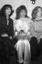 <p>Joan Collins and Alison Steele join rocker Rod Stewart backstage at Madison Square Garden after a Faces show in 1975. Stewart left the rock group later that year. </p>