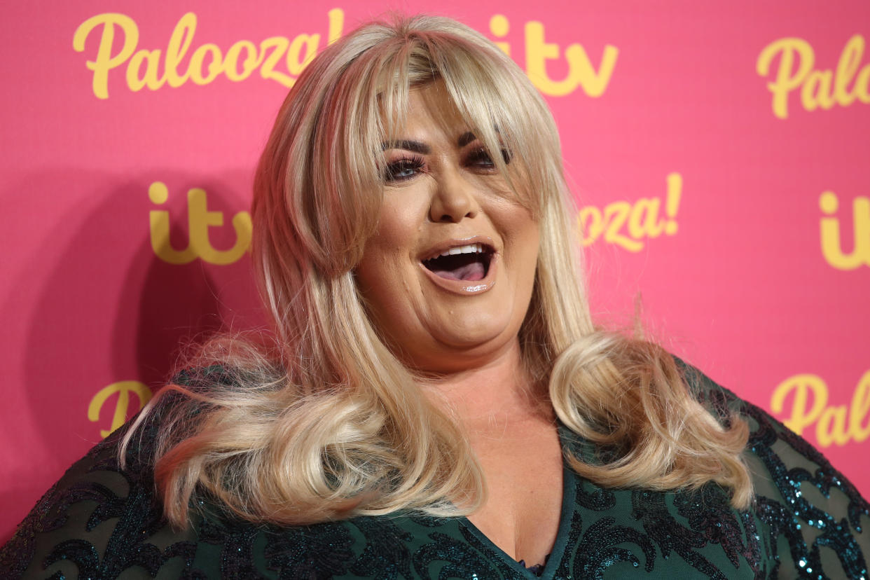 Gemma Collins attends the ITV Palooza 2019 at The Royal Festival Hall on November 12, 2019 in London, England. (Photo by Lia Toby/Getty Images)
