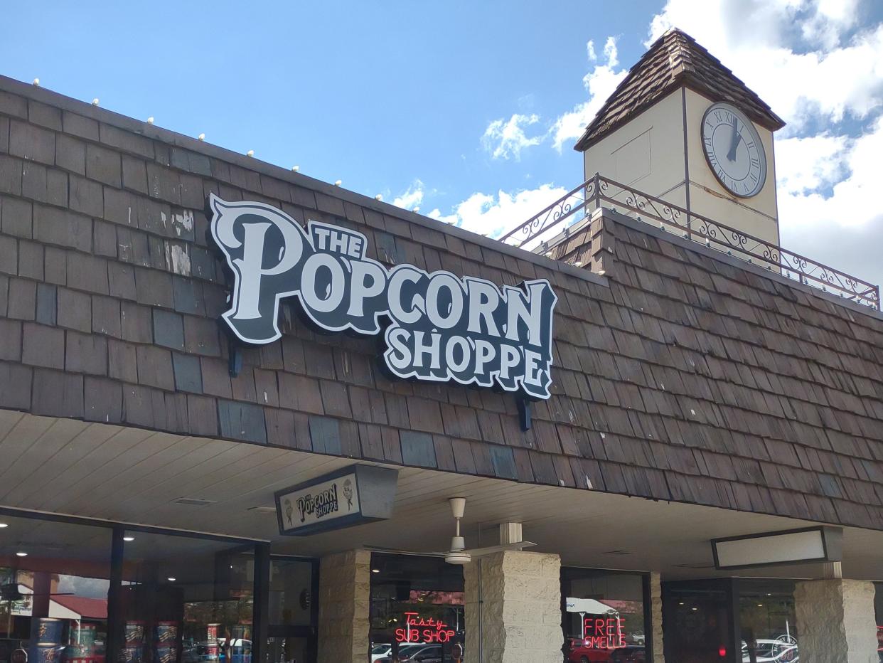 The Popcorn Shoppe is located at the Metro Centre in Peoria. The shop opened in September 2022.
