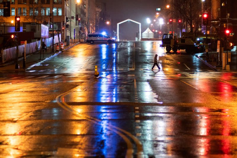 Preparations ahead of U.S. President-elect Joe Biden's inauguration