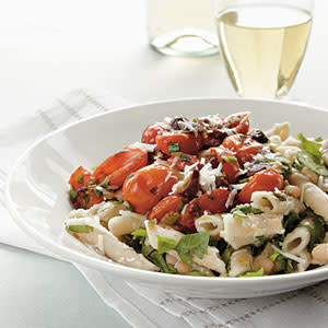 Tomato-Basil Pasta with Asiago