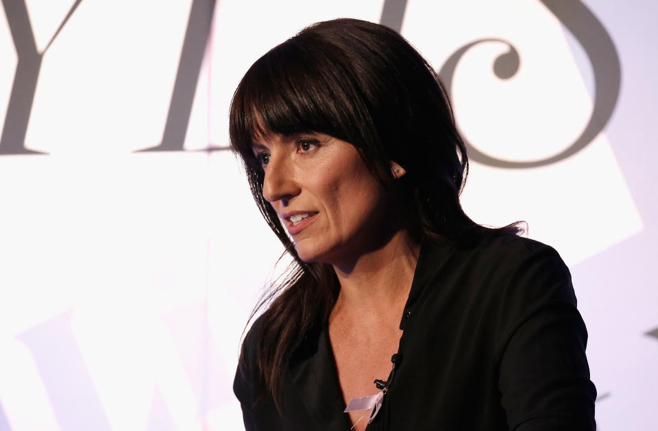 LONDON, ENGLAND - OCTOBER 15:  Davina McCall speaks on stage on day one of Stylist Magazine's first ever 'Stylist Live' event at the Business Design Centre on October 15, 2015 in London, England.  (Photo by David M. Benett/Dave Benett / Getty Images for Shortlist Media)