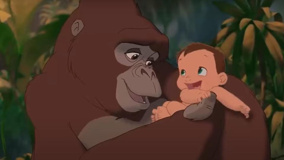 Kala and Tarzan in Tarzan