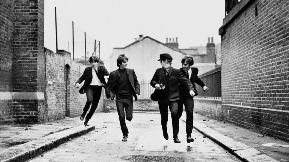 The Beatles in A Hard Days Night