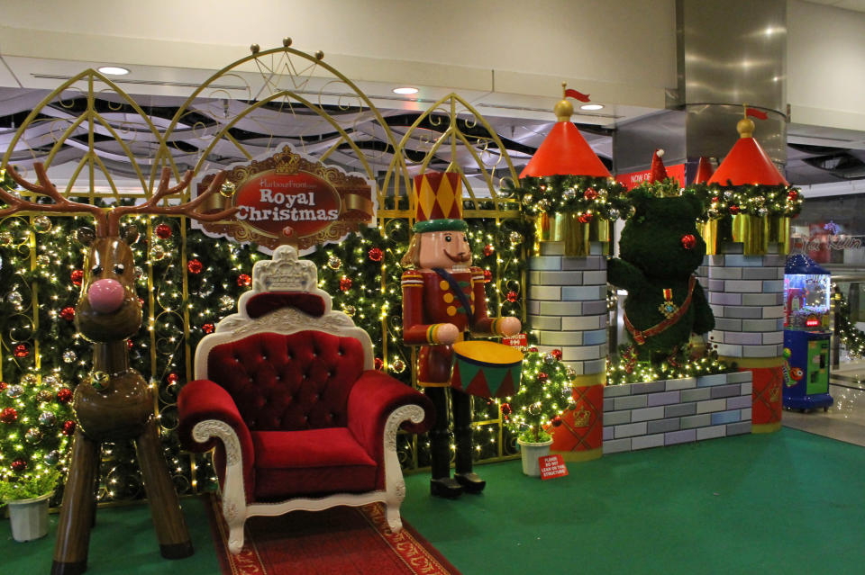 HarbourFront Centre’s Royal Christmas Adventure backdrop