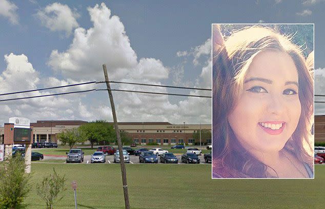 Santa Fe High School sacked Ms Gutierrez (insert) once the allegations were made. Source: Google Maps/Facebook