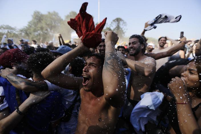 Seeber square, Buenos Aires, Argentina (Foto de: Emiliano Lasalvia / AFP) (Foto de: EMILIANO LASALVIA/AFP via Getty Images)