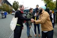 New Democratic Party (NDP) leader Jagmeet Singh visits Granville Island in Vancouver