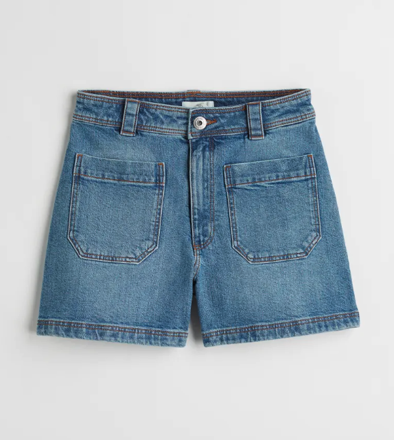 H&M Denim Shorts. Image via H&M.