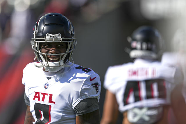 Atlanta Falcons tight end Kyle Pitts breaks loose for an explosive