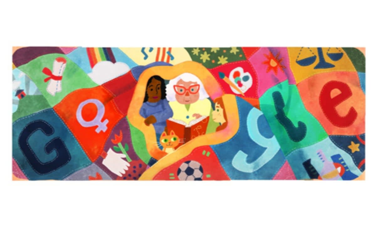 8 March’s Google Doodle was created by artist Sophie Diao  (Google Doodle)