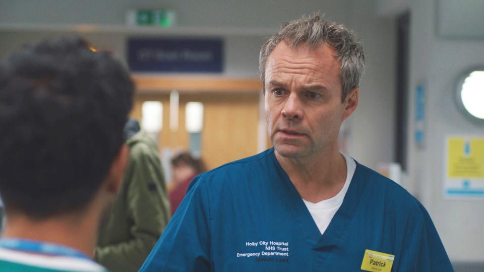 jamie glover as patrick onley, casualty