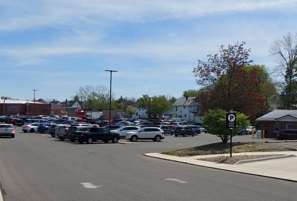 Pictured is City Lot B on Luther Street in Ashland. The lot will turn 100 this month.