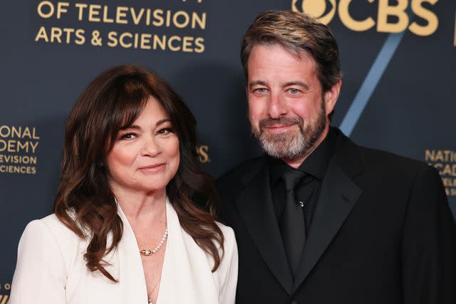 <p>Rodin Eckenroth/Getty </p> Valerie Bertinelli and boyfriend Mike Goodnough