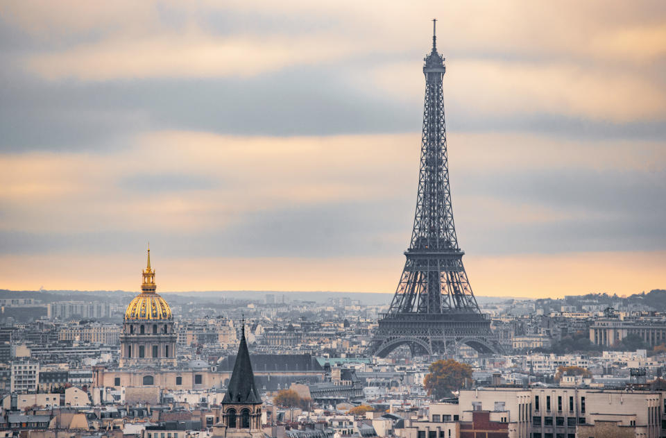 paris sunset