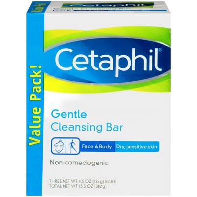 <p><a href="https://go.redirectingat.com?id=74968X1596630&url=https%3A%2F%2Fwww.target.com%2Fp%2Fgalderma-cetaphil-3-pk-gentle-cleansing-bars-13-5-oz%2F-%2FA-13376162&sref=https%3A%2F%2Fwww.womenshealthmag.com%2Fhealth%2Fg27614313%2Fvagina-soap%2F" rel="nofollow noopener" target="_blank" data-ylk="slk:Shop Now;elm:context_link;itc:0;sec:content-canvas" class="link rapid-noclick-resp">Shop Now</a></p><p>Gentle Cleansing Bar</p><p>$9.99</p><p>target.com</p>