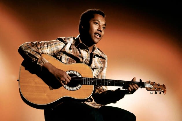 Labi Siffre, performing in the 1970s, is experiencing a resurgence after his music was used in the film 'The Holdovers.' - Credit: David Redfern/Redferns/Getty Images