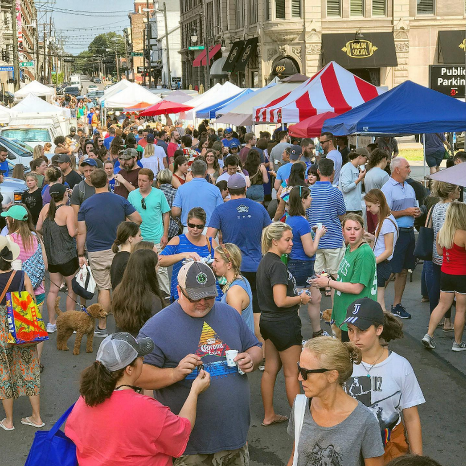 The 2019 Cold Brew Coffee Festival drew a crowd in downtown Lexington. Photo provided