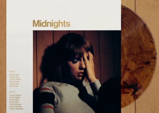 Taylor Swift "Midnights" special edition vinyl in Mahogany<p>Republic Records</p>