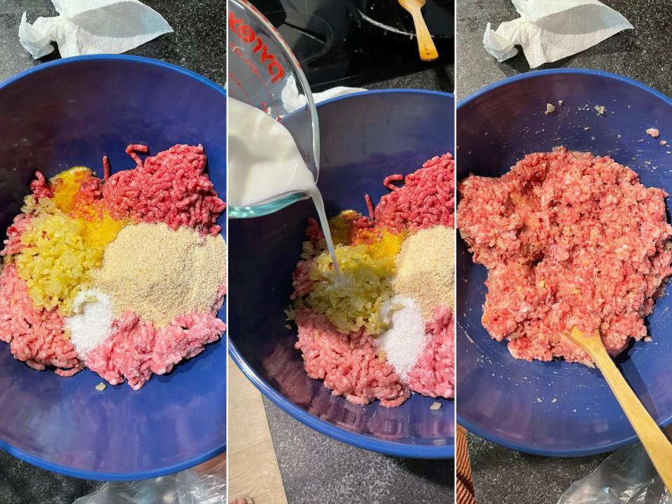 Carbone meatballs stages