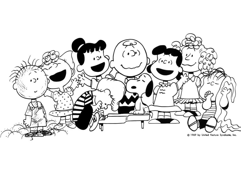 The Peanuts gang