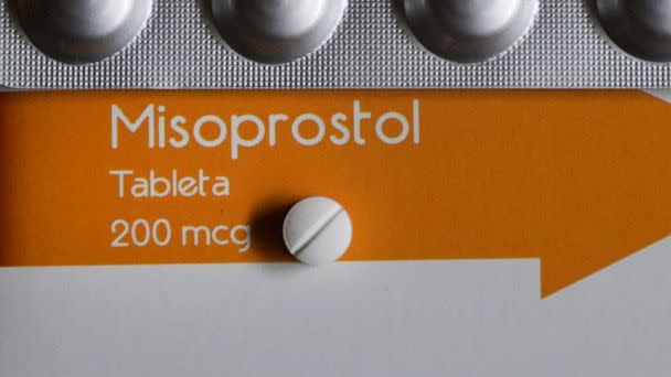 PHOTO: FILE PHOTO: A pill of Misoprostol, used to terminate early pregnancies, is pictured in this illustration taken June 20, 2022. (Edgard Garrido/Reuters)