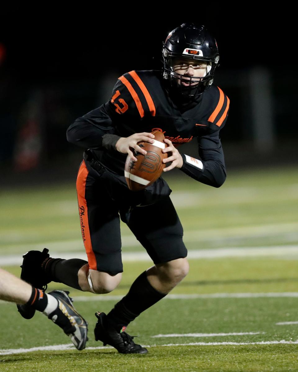 West De Pere's Duke Shovald (12) led the Phantoms to the WIAA Division 2 state title game last season.