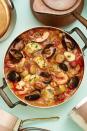 <p>This hearty stew is loaded with andouille sausage, mussels, shrimp, and flaky white fish.</p><p><strong><a href="https://www.countryliving.com/food-drinks/a19705080/seafood-and-sausage-stew-recipe/" rel="nofollow noopener" target="_blank" data-ylk="slk:Get the recipe;elm:context_link;itc:0;sec:content-canvas" class="link ">Get the recipe</a>.</strong></p><p><strong><a class="link " href="https://www.amazon.com/Lodge-Enameled-Classic-Enamel-Basting/dp/B000N501BK?tag=syn-yahoo-20&ascsubtag=%5Bartid%7C10063.g.35055779%5Bsrc%7Cyahoo-us" rel="nofollow noopener" target="_blank" data-ylk="slk:SHOP DUTCH OVENS;elm:context_link;itc:0;sec:content-canvas">SHOP DUTCH OVENS</a><br></strong></p>