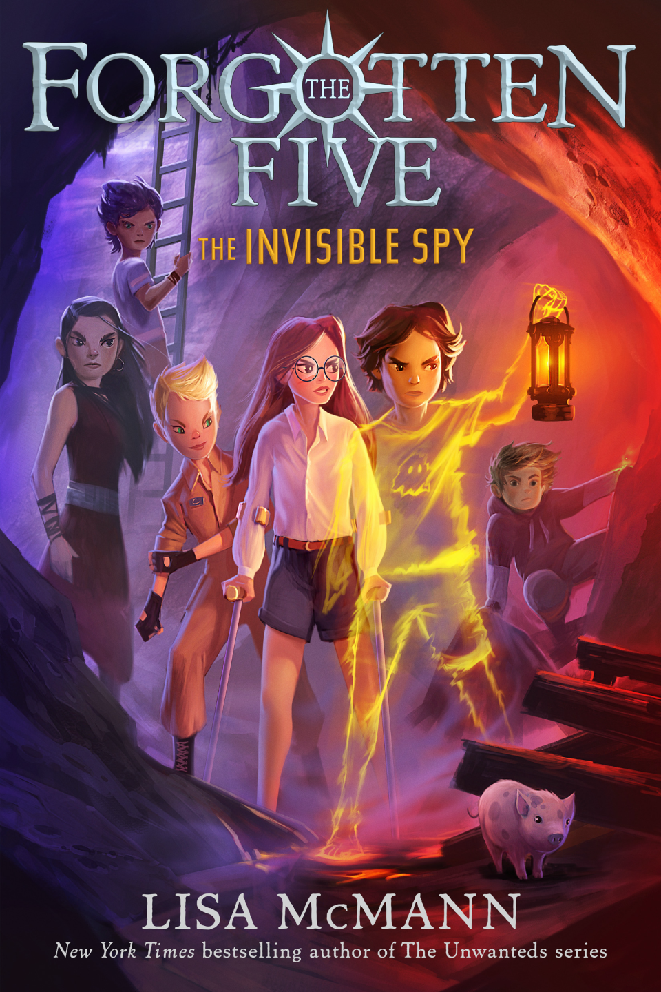 The cover of Lisa McMann's upcoming release "The Invisible Spy," the second book in "The Forgotten Five" series.