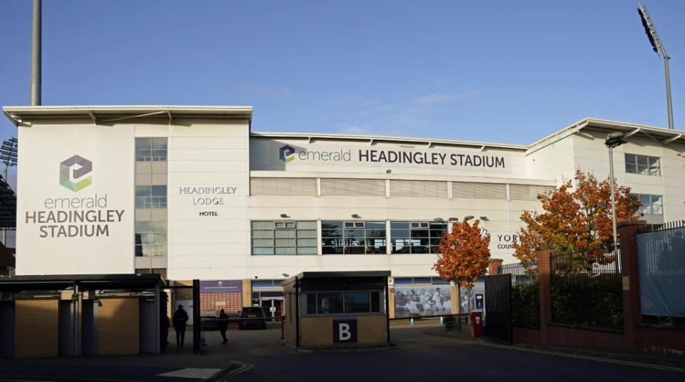 Headingley has lost the right to host international matches as a result of Azeem Rafiq’s racism allegations (Danny Lawson/PA) (PA Wire)