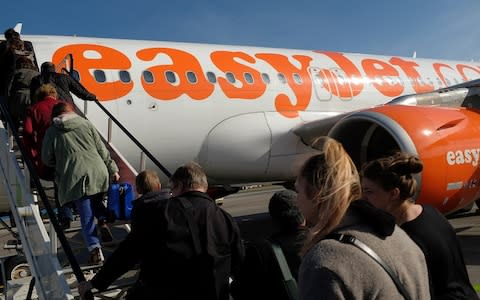 easyJet's self-boarding terminal has been installed at Gatwick Airport - Credit: 2018 Getty Images/Sean Gallup