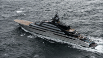 <p>One of the world’s largest “gigayachts”—measuring a whopping 456 feet—is also one of the newest, as it is currently undergoing trials in the Baltic Sea. This sleek structure, formerly known as <em>Opus</em> and <em>Project Redwood,</em> technically launched in January 2019 but came back to Lurssen for more fine tuning and upscale additions. The interiors and exterior are both by <a href="https://www.superyachttimes.com/companies/nuvolari-lenard" rel="nofollow noopener" target="_blank" data-ylk="slk:Nuvolari Lenard;elm:context_link;itc:0;sec:content-canvas" class="link ">Nuvolari Lenard</a>, and the yacht will reportedly sleep up to 36 guests. Some of the ultra-fabulous amenities include a beach club, fitness center, spa and sauna, Jacuzzi, swimming pool, elevator, two helipads, and an impressive study.</p>